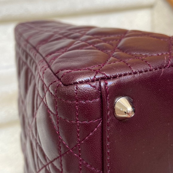 authentic christian dior large lady dior cannage bag - Picture 8 of 16